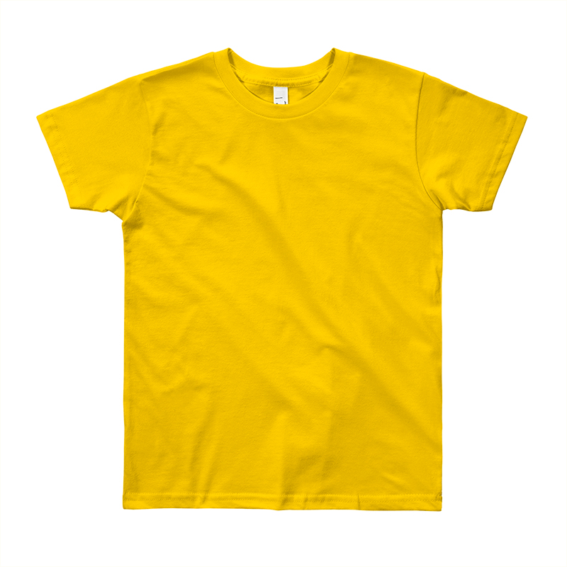 футболка детская желтая