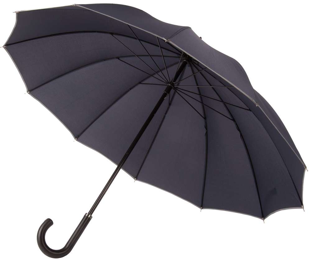  Зонт  Lui, черный с синим
