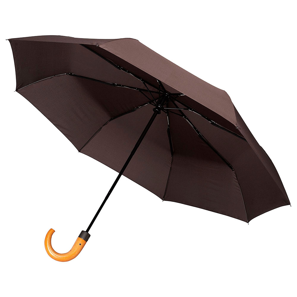 Зонт складной unit classic, коричневый