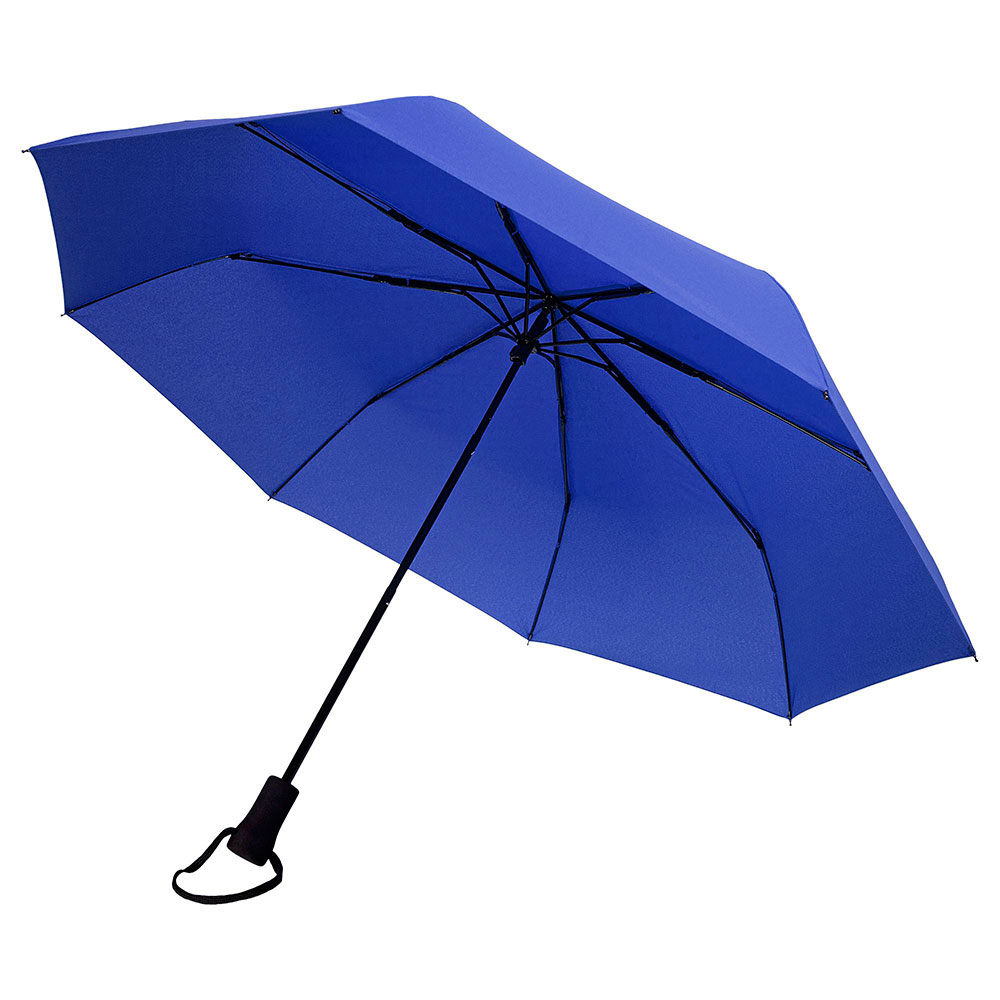 Зонт складной unit fiber, синий
